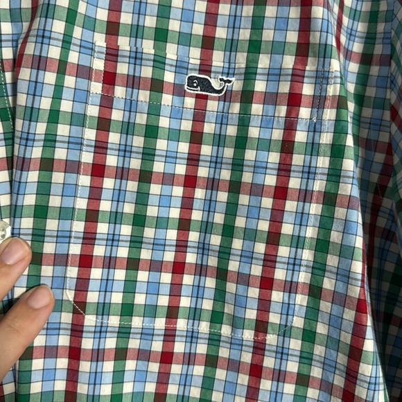 Vineyard Vines Classic Fit Tucker Shep & Ian Button Down LS Plaid Shirt Sz XL - Picture 2 of 9